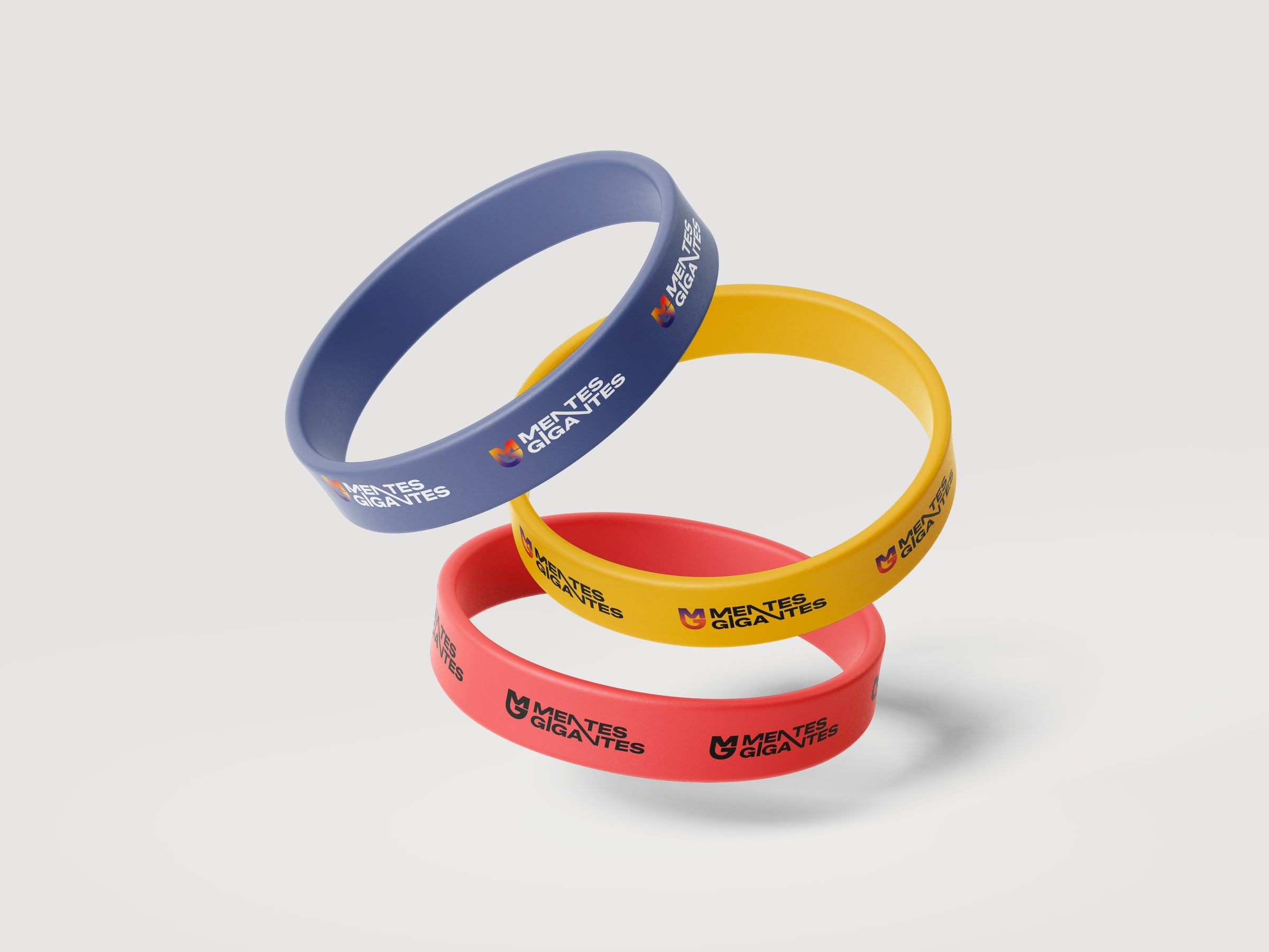 Wristbands in blue